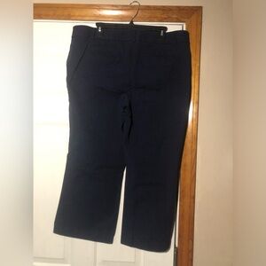 Talbots Blue Straight Leg Newport Pants